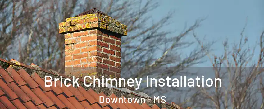 Brick Chimney Installation Downtown - MS