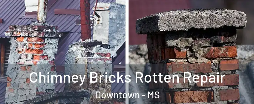 Chimney Bricks Rotten Repair Downtown - MS