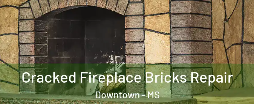 Cracked Fireplace Bricks Repair Downtown - MS