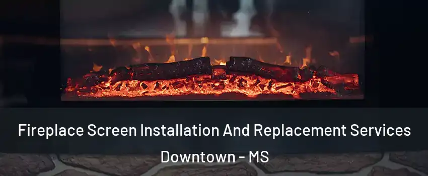 Fireplace Screen Installation And Replacement Services Downtown - MS