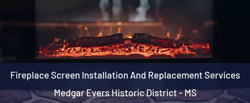 Fireplace Screen Installation And Replacement Services Medgar Evers Historic District - MS
