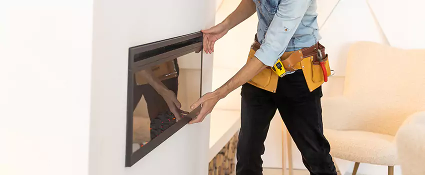 Metal Fireplace Installation in Downtown, Mississippi