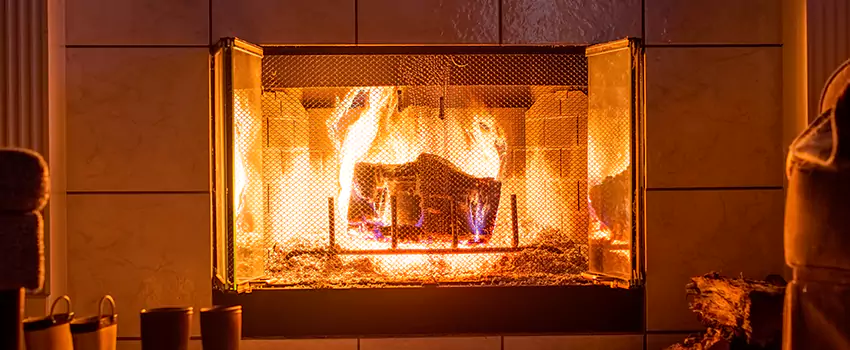 Mendota Hearth Landscape Fireplace Installation in Downtown, Mississippi