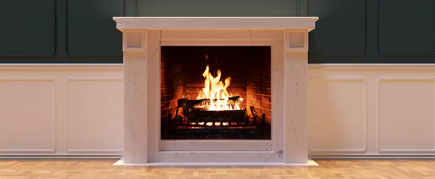 Open Flame Wood-Burning Fireplace Installation Services in Downtown, Mississippi