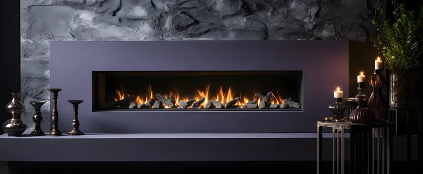 Ember Bed for Ventless Gas Fireplace in Downtown, MS