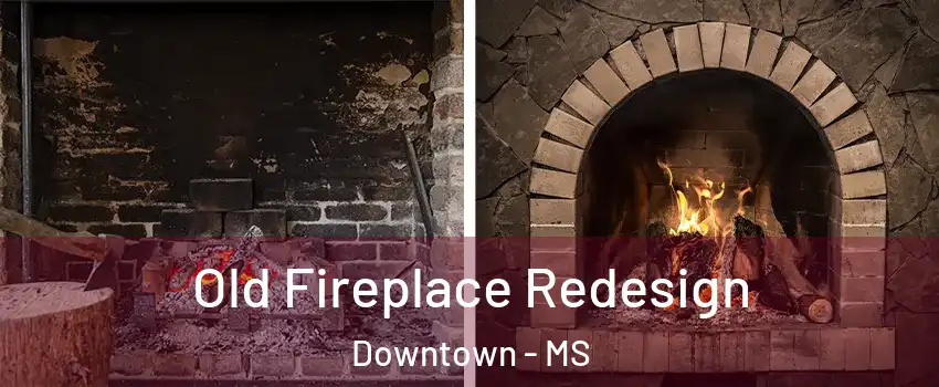 Old Fireplace Redesign Downtown - MS