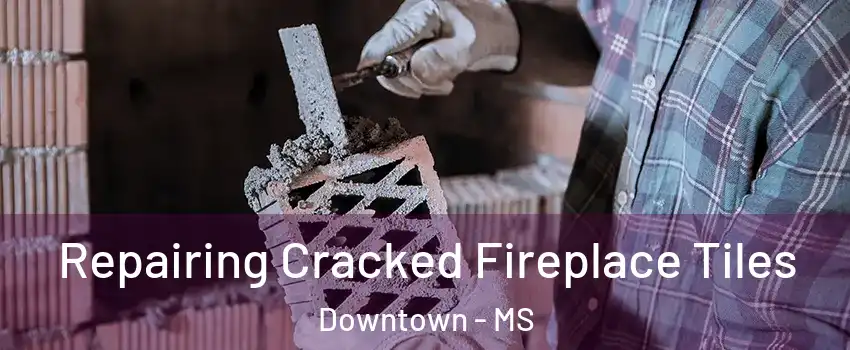 Repairing Cracked Fireplace Tiles Downtown - MS